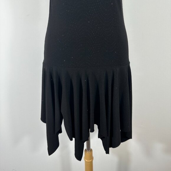 Vtg Y2K Judy Knapp Asymmetrical Strapless Mini Dress M Fairy Grunge Whimsigoth - Picture 4 of 12